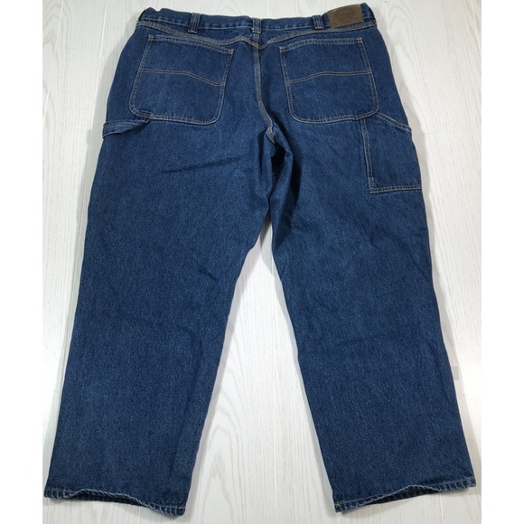 Cabelas Outdoor Gear Carpenter Jeans Men 44x29 Blue Denim Cotton Work Lot Of 2 - Picture 3 of 16